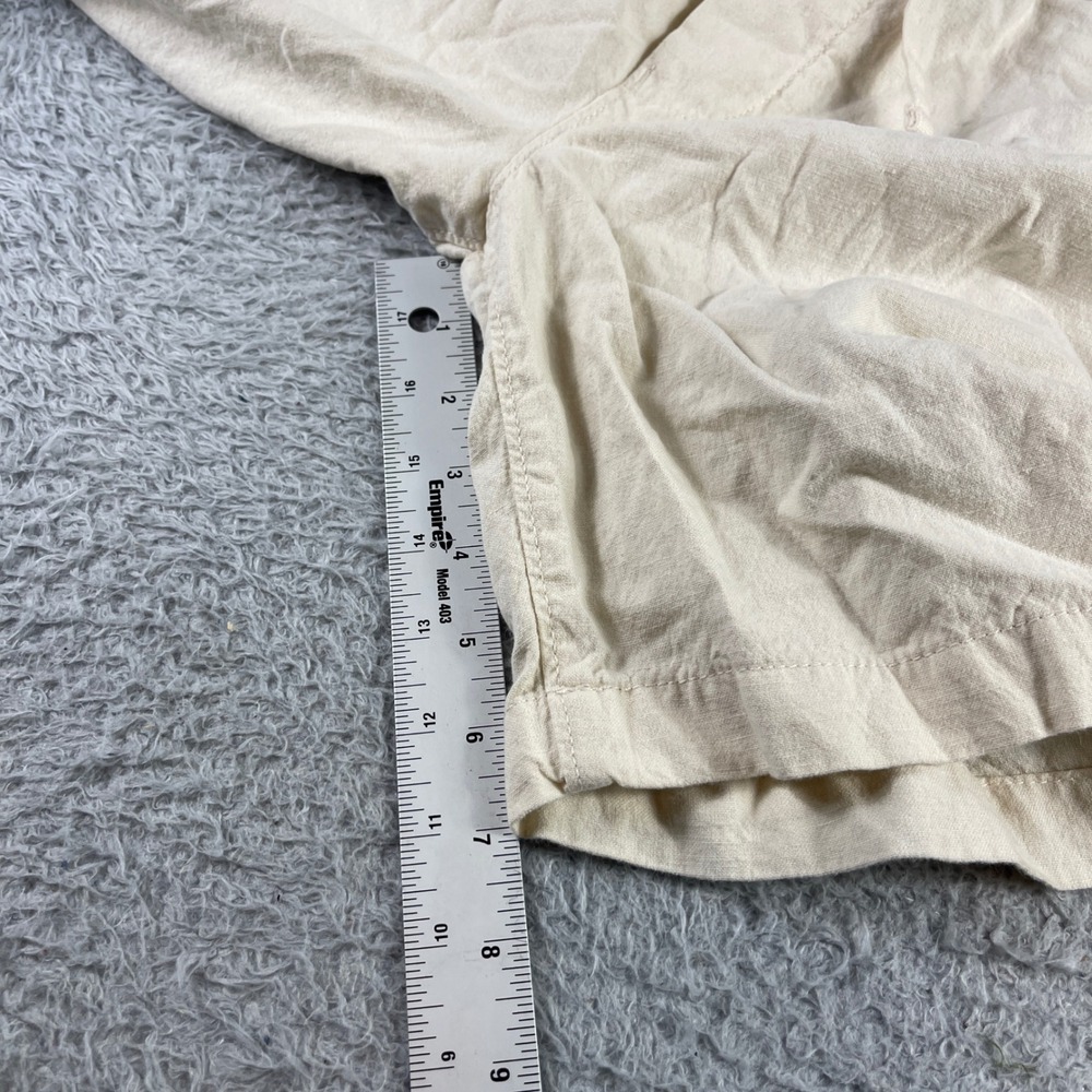 No Boundaries Mens Cream Beige Elastic Waist Drawstring Shorts Size M 32-34 - Picture 6 of 11